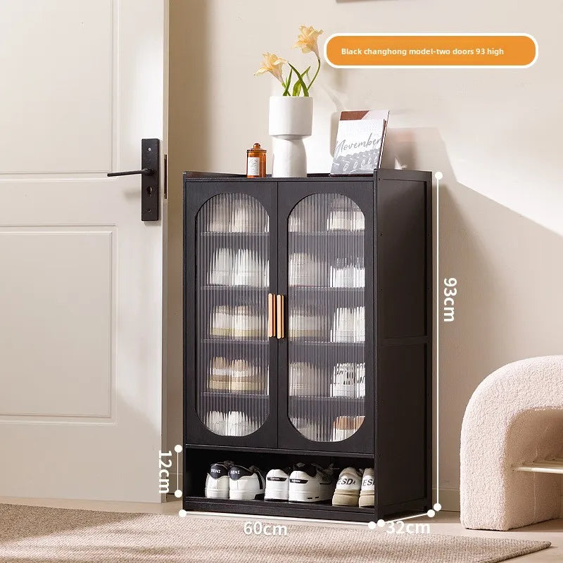 New shoe cabinet household multi-layer storage shoes dust-proof door porch floor large-capacity porch rack shoe rack
