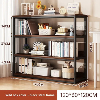 Bookshelf Shelf Integrated Wall Multi-layer Storage Rack Bedroom Wall Bay Window Display Cabinet Office Shelf
