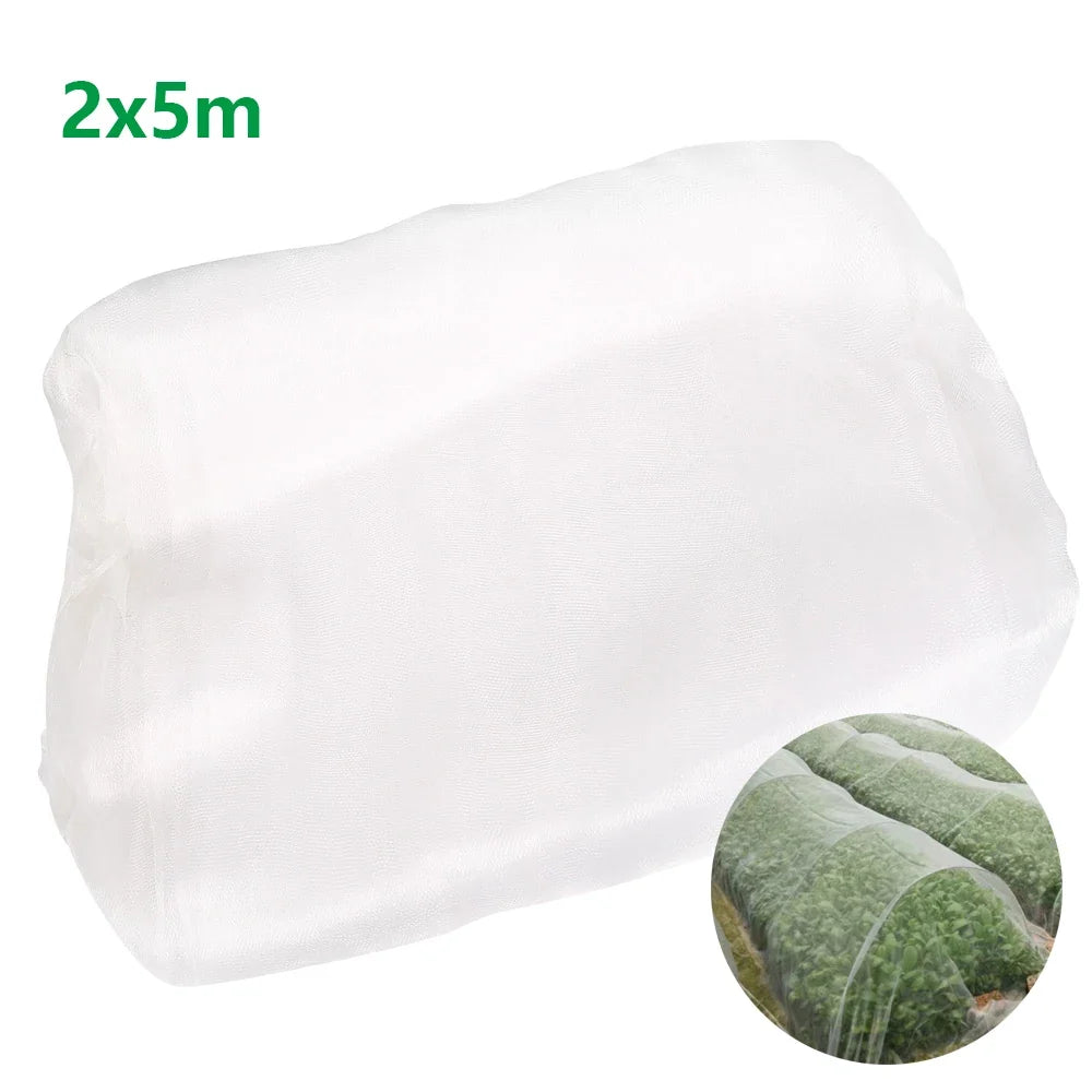 Garden Insect Protection Net Plant Vegetables Fruit Care Cover Flowers Greenhouse Pest Control Anti-Bird Protective Net 60 Meshs