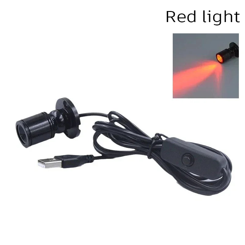 USB 5V Led Spot Light 1W 3W Surface Mounted Cabinet Showcase Counter Jewelry Lamp Rotatable Angle Ceiling Mini Spotlight Downlig
