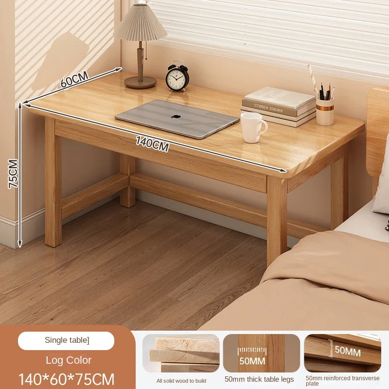 Solid wood desk for students, home use, bedroom, computer desk, study desk, writing desk, office desk
