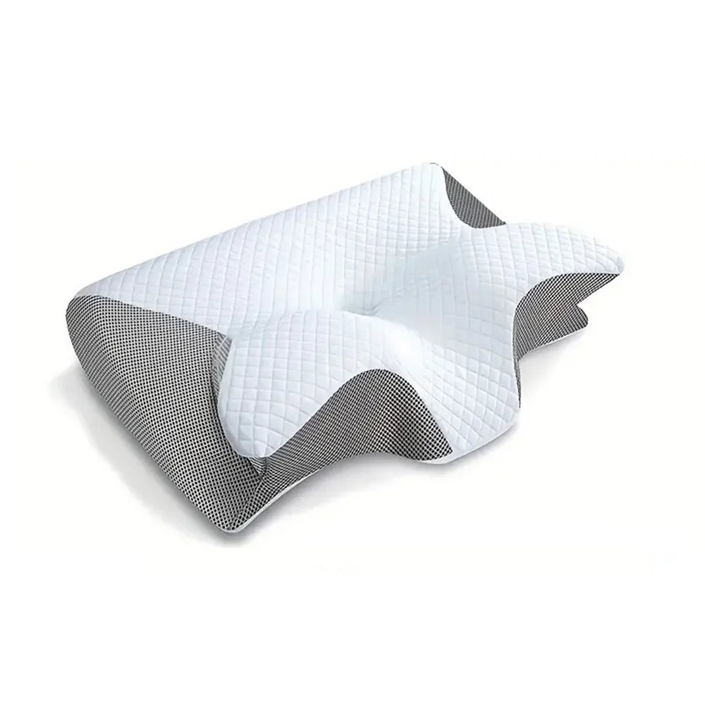 Comfortable Memory Foam Sleep Pillow Butterfly Sleep Memory Neck Pillow Cervical Orthopedic Neck Massage Slow Rebound Bed Pillow