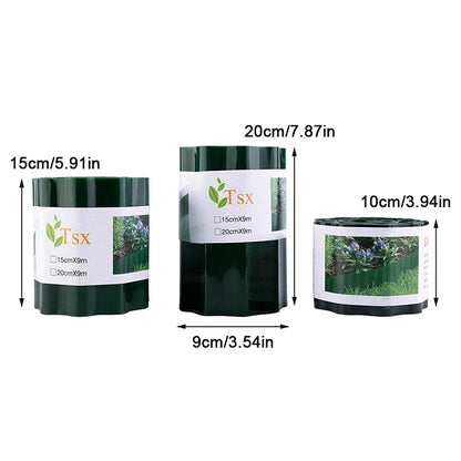 10/15/20cm Plastic Garden Grass Lawn Edge Fence Path Flexible Lawn Edging Border Outdoor Yard Garden Accessories