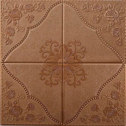 1-10pcs70cm*70cm Modern Paper Ceiling Decorative Waterproof Moisture-proof Mildew proof Wall Self-adhesive 3D Bedroom Background