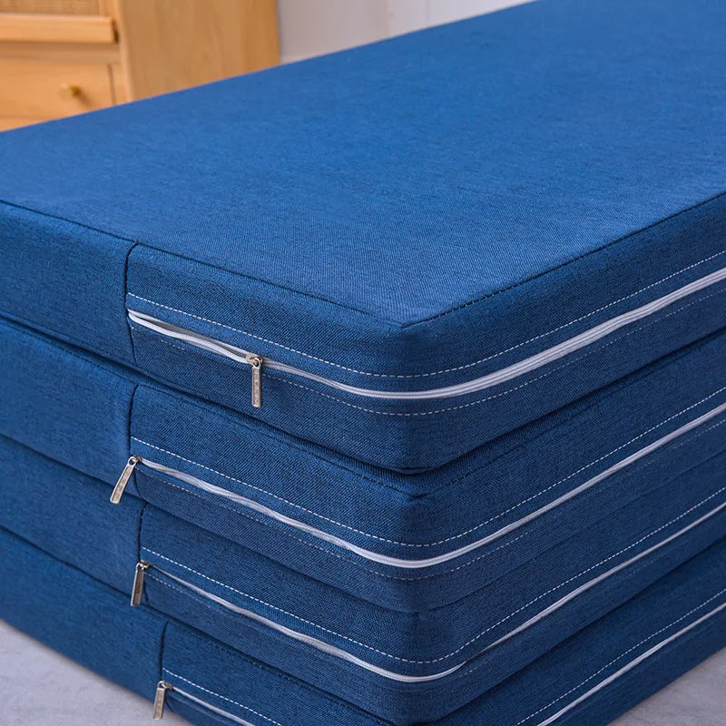 Four-fold memory foam mattress, high-elasticity memory foam mattress, single-person folding mattress, tatami soft mat, guest mat