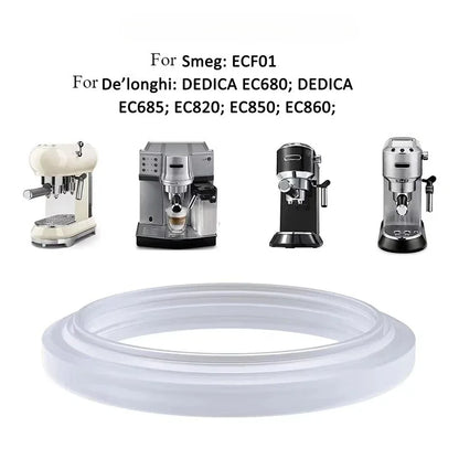 JUSTINLAU Coffee Machine Silicone Brew Head Gasket O-Ring Seal Rings Professional Part Seal for DeLonghi EC685/EC680/EC850/860