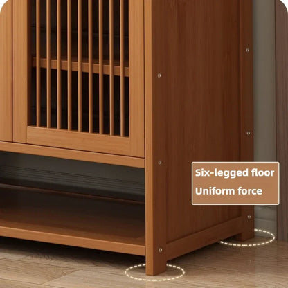 Shoe cabinet for home use, doorstep storage cabinet, wall facing hallway, indoor entrance, rental room, multi-layer shoe rack