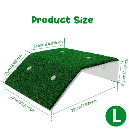 S/M/L Size Turtle Platform Float Decoration Reptile Resting Terraces Moss Grass Ramp Island Aquarium Accessories Habitat Decor