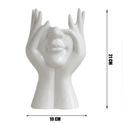Nordic Style Flower Vase Morandi Geometric Vase Ceramic Art Crafts Bedroom Living Room Desktop Decoration Vase Decoration Home