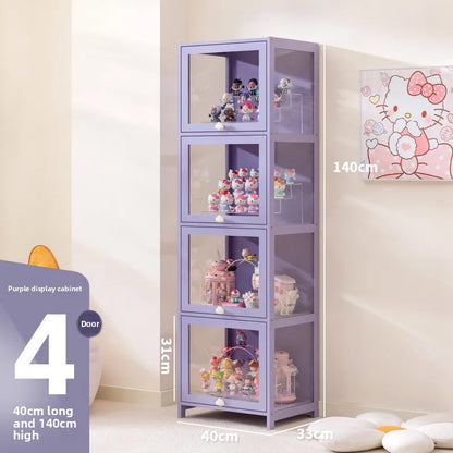 Blind box storage display stand model storage box dustproof building block doll figure display cabinet