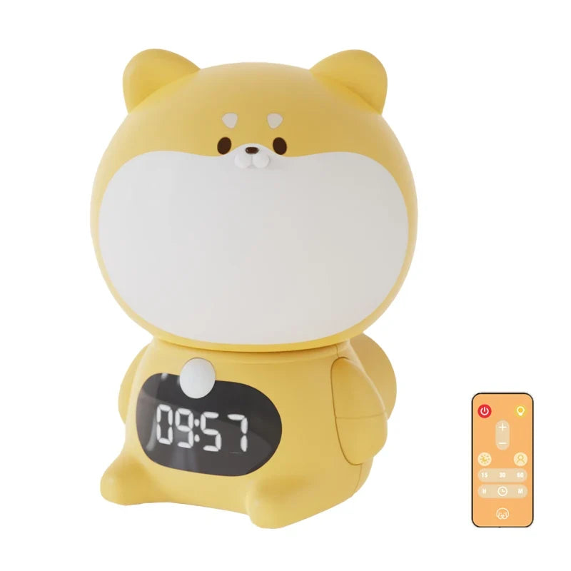 Cute Pet Wall Lamp Animal Night Light Plug-In Induction Night Light With Remote Control Wall Lamp Bedroom Corridor Lighting