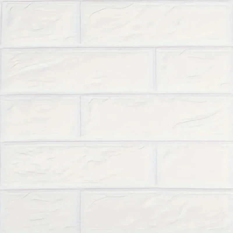 40Pcs 38.5X35cm Imitation Brick Wallpaper Self-adhesive Waterproof Moisture-proof Living Room Background Bedroom Wall Decoration
