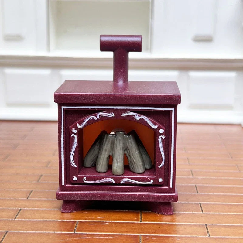 LED Mini Fireplace Night Light Creative Home Decoration Electronic Candle Night Lamp Children's Bedroom Deco Small Table Lamps