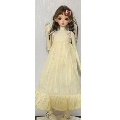 Handmake Doll Dresses Pajamas Mini Fashion Doll Princess Long Skirt DIY Accessories for 1/3 1/4 1/6 BJD 30/45/60cm Dolls