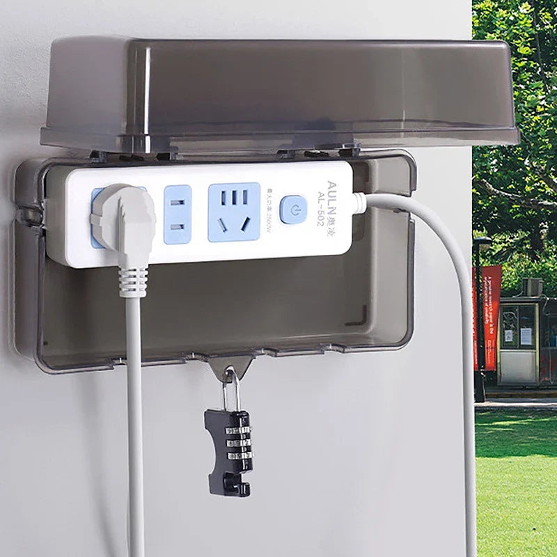 1Pc Outdoor Electrical Boxes Waterproof Cable Management Box Rain-Proof Weather Proof Plug Box Waterproof Box For Wiring Board