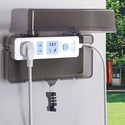1Pc Outdoor Electrical Boxes Waterproof Cable Management Box Rain-Proof Weather Proof Plug Box Waterproof Box For Wiring Board