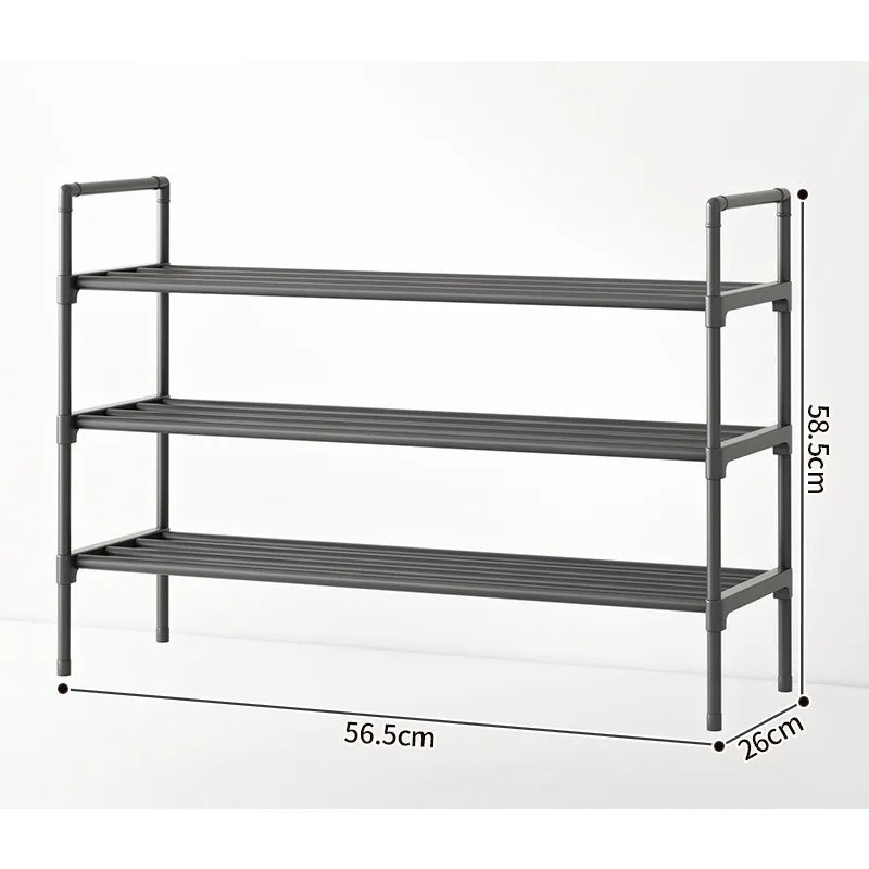 Simple shoe rack household multi-functional multi-storey doorway indoor and outdoor storage rack student dormitory storage rack