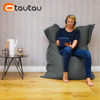 OTAUTAU Outdoor Bean Bag Pillowsac Cover Beach Swim Pool Floats Lounger Bed DD034【No Filler!Need To Buy Filler By Yourself !】
