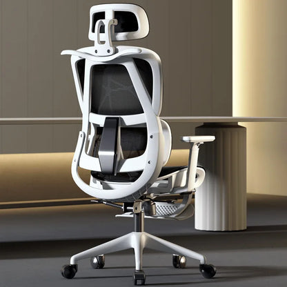 Ergonomic Office Chair Adjustable Relax Gaming Chair Computer Study Long Sitting Wheels Furgle Fauteuil Rose Office Furniture