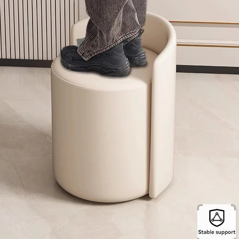 Nordic Makeup Stools, Household Bedroom Makeup Stools, Minimalist Modern Dressing Table Stools, Backrests, Shoe Changing Stools