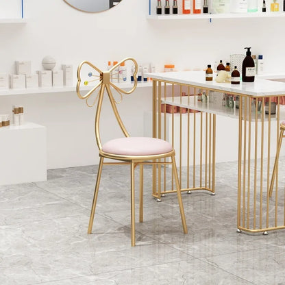 Italian simple girl bedroom dresser stool butterfly back chair ins makeup stool wholesale butterfly chair