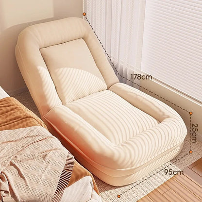 Lazy sofa reclining and sleeping large living room folding single tatami back recliner