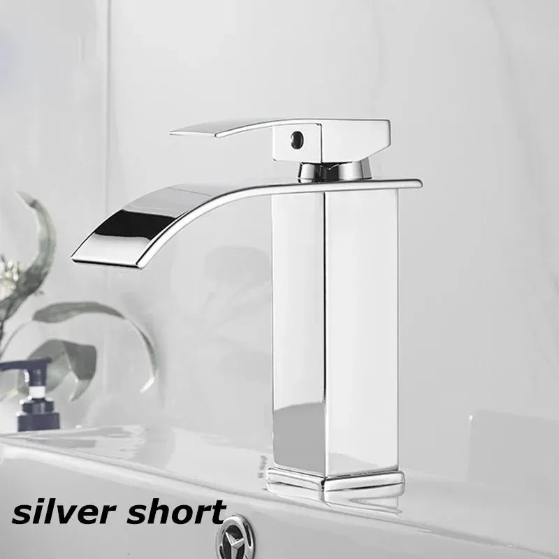 Bathroom Accessories Household Home Hot and Cold Water Waterfall Dragon Head Kitchen Bathroom Bathroom Washbasin Single Faucet