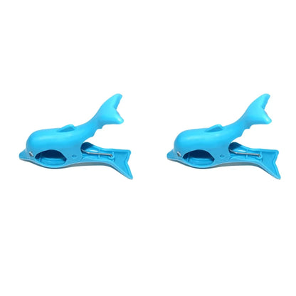 Cute Plastic Beach Towels Clips Large Drying Racks Retaining Clip Windproof Clothes Pegs Pins Animal Decorative Clothespins