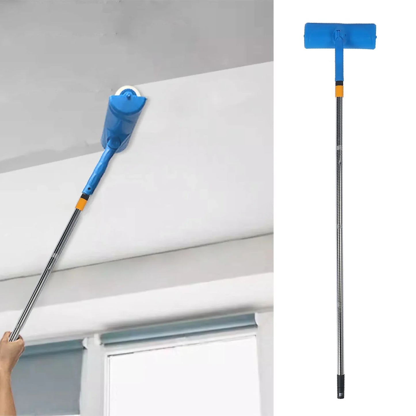 Ceiling Paint Roller Anti Splashing 10 Inch Home Ceiling Paint Roller Wide Application Adjustable with Roller  for Window
