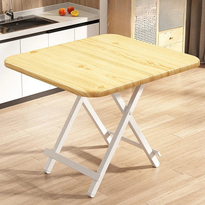 Folding Dining Table Portable 80X80Cm Compact Square Lightweight Carry Handle Easy Setup Small Apartment Home Office Camping