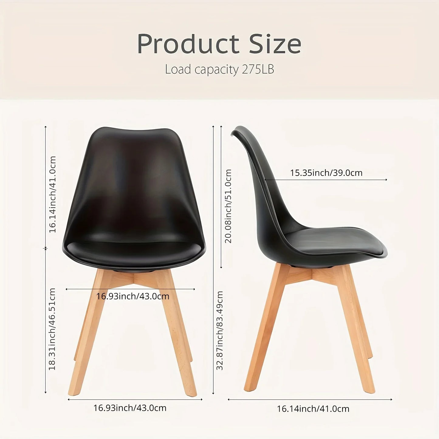 Modern Dining Chair Home Chair Minimalist Nordic Backrest Chair Dinning Table Chair Accent Chair for Living Room