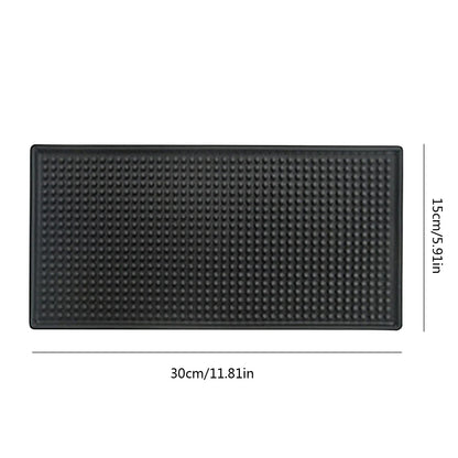 Bar Mat Rubber Anti-slip PVC Coffee Bar Mats Cup Mat Waterproof Heat Resistant Coffee Maker Countertop for Home Bar Accessories