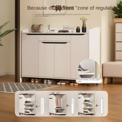 Shoe cabinet household multi-layer shoe rack entrance porch multi-function storage cabinet large capacity storage cabinet