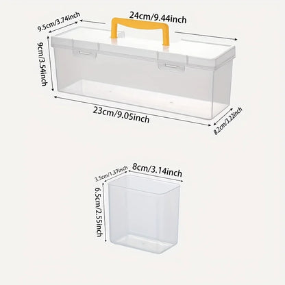 1/7pcs Tool Parts Storage Box Set Multi-Compartment Tool Organizer,Sorting Box for Screws,Wrenches,Hardware Accessories,and Toys