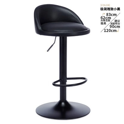 Vintage Swivel High Kitchen Island Counter Stools Chairs Velvet Padded Home Bar Stool Benches Dining Chair Bancos Para Bar
