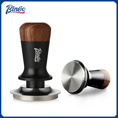 Bincoo Pro Constant-Force Tamper , 51/58mm Precision Fit, 30LB Consistent Pressure, Professional Espresso Tool