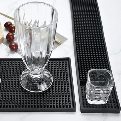 Bar Mat Rubber Anti-slip PVC Coffee Bar Mats Cup Mat Waterproof Heat Resistant Coffee Maker Countertop for Home Bar Accessories