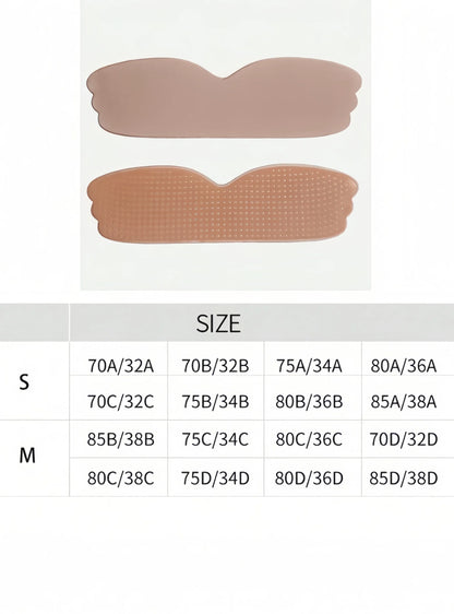 Adhesive Bra Strapless Sticky Invisible Push up Silicone Bra for Backless Dress