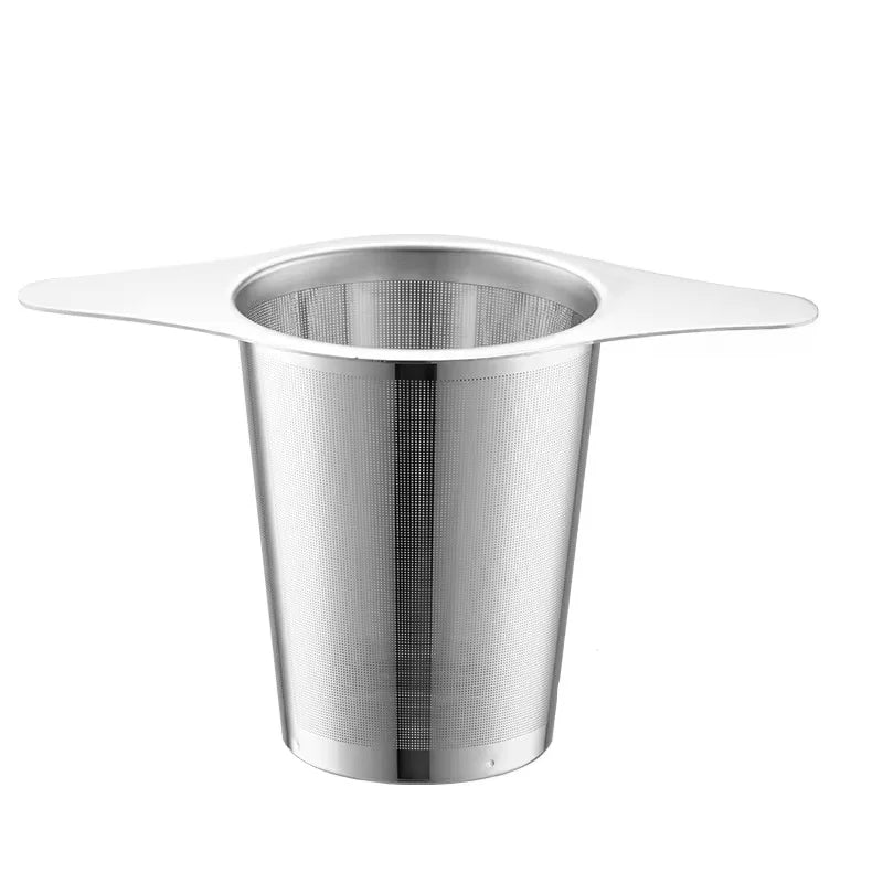 1 Piece Tea Infuser Basket Stainless Steel Tea Strainer Tea Filter With Small Strainer And Lid Tea Diffuser For Loose Tea YY088