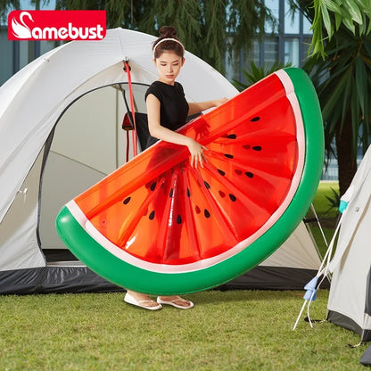 Camebust Inflatable Water Float, Inflatable Pineapple Watermelon Fun Beach Float, Swimming Party Decoration Toys, Inflatable Vil