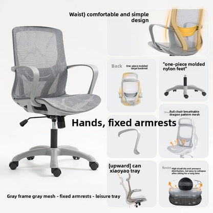Multi-functional Ergonomic Chair Computer Conference Chair Chair Desk Learning Backrest Gaming Chair