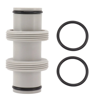Pool Hose Connector 1.5in To 1.5in Pool Hose Adapter Replacement Elastic Rubber  Antileak Straight Joint for Salt System