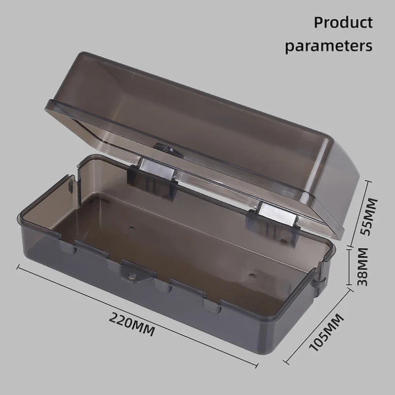 1Pc Outdoor Electrical Boxes Waterproof Cable Management Box Rain-Proof Weather Proof Plug Box Waterproof Box For Wiring Board