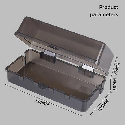 1Pc Outdoor Electrical Boxes Waterproof Cable Management Box Rain-Proof Weather Proof Plug Box Waterproof Box For Wiring Board