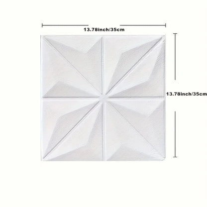 35*35cm 3D Wall Stickers Wallpaper Anti-collision Bedroom Waterproof Decoration Background Peel and Stick Ceiling Home Decor  ﻿