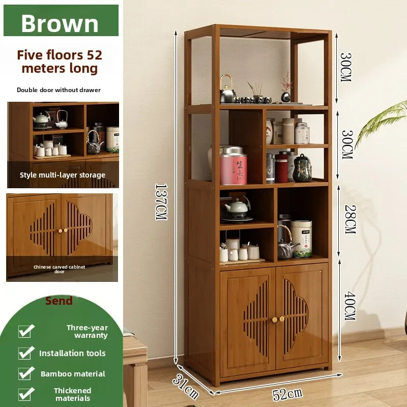 Tea cabinet, locker, living room, tea table against the wall, side cabinet storage locker