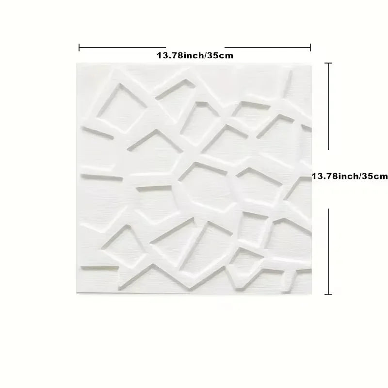 5-20pcs 35*35cm Ceiling 3d Home Bedroom Decor Background Wallpaper Peel Stick Waterproof Decoration Wall Stickers Anti-collision