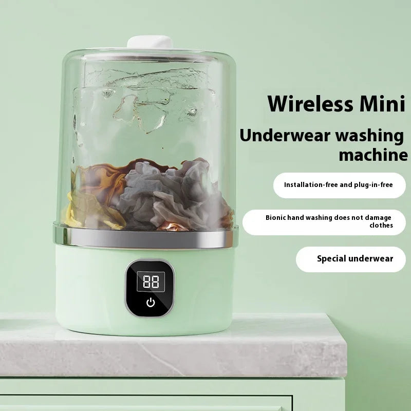 Mini Washing Machine Machine Clothes Cleaning Tool For Dormitories Travel Camping Hotel Apartment Portable Small Laundry Washer