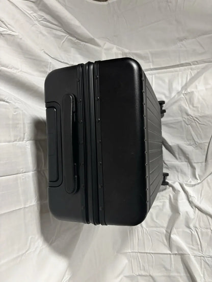 Carl Friedrik Carry-On Black Luggage Hard Shell Suitcase TSA Lock Spinner