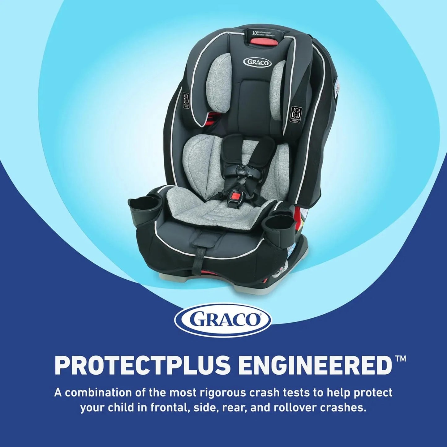 Graco SlimFit 3-in-1 Car Seat Redmond Fashion Space-Saving Convertible Seat